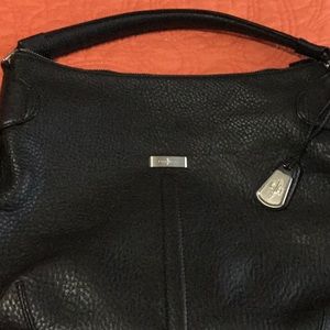 Leather hobo bag